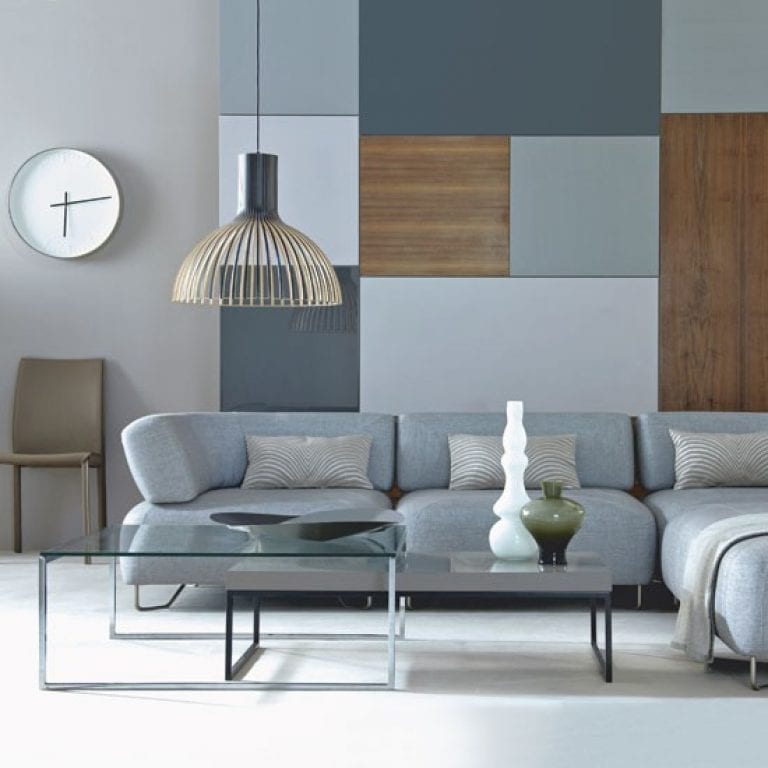 gray living room